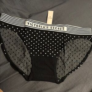 Victoria's Secret Black Polka Dot Panties Bikini